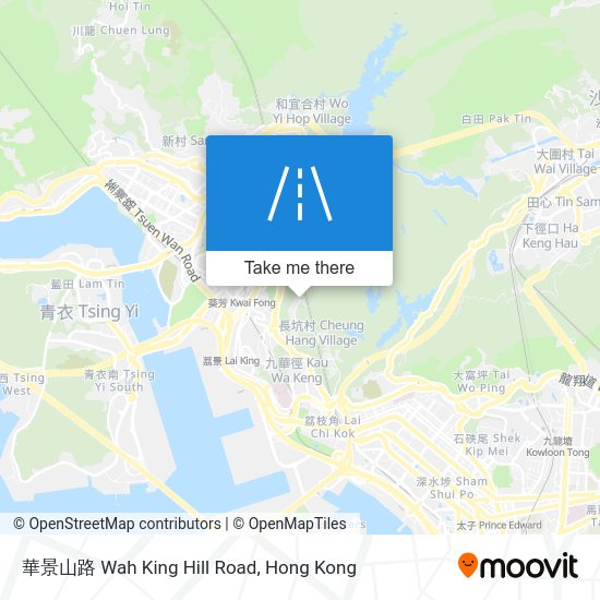 How to get to 華景山路 Wah King Hill Road, 葵興 Kwai Tsing by bus or subway?