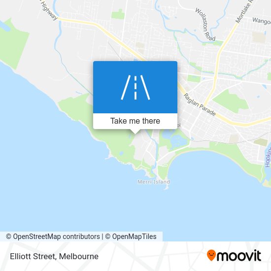 How to get to Elliott Street in Warrnambool by Bus or Train?