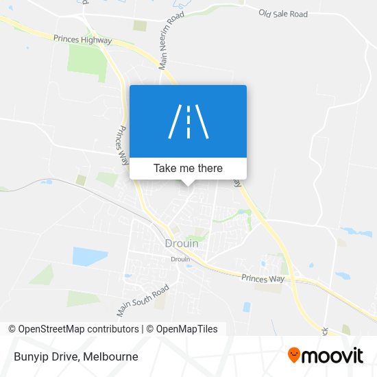 How to get to Bunyip Drive in Drouin by Train or Bus?