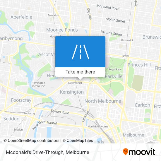How to get to Mcdonald's DriveThrough, Flemington by Train or Bus?