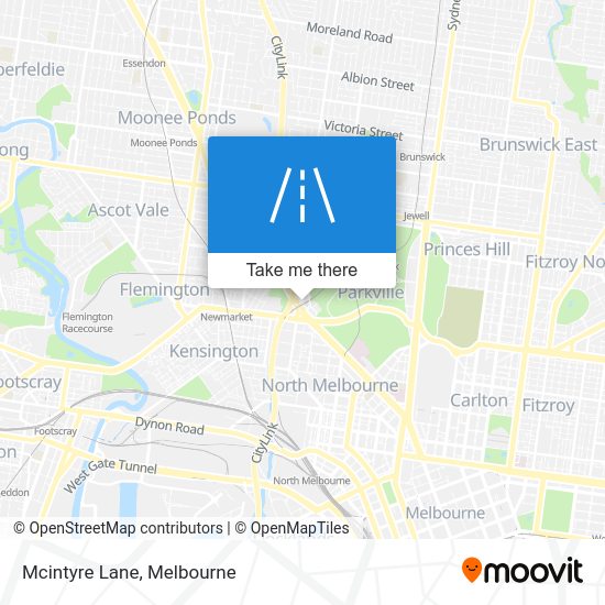 How to get to Mcintyre Lane, Parkville by Train, Bus or Tram?