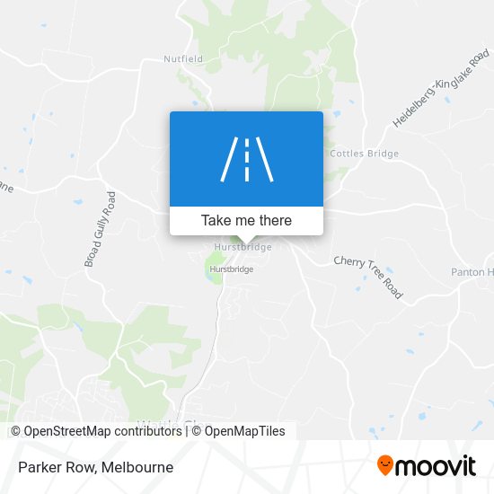 How to get to Parker Row in Hurstbridge Bal by Bus or Train?