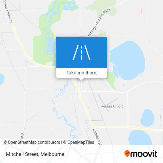 How to get to Mitchell Street in Kerang by Train or Bus?