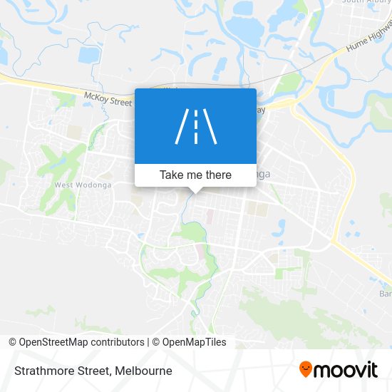 How to get to Strathmore Street in Melbourne by Train or Bus?