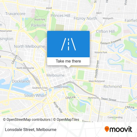 How to get to Lonsdale Street, Melbourne by bus, train or tram?