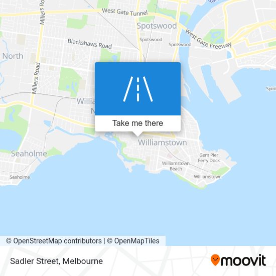 How to get to Sadler Street, Williamstown by train, bus or tram?