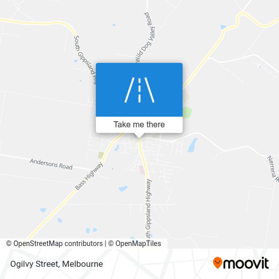How to get to Ogilvy Street in Leongatha by Bus or Train?
