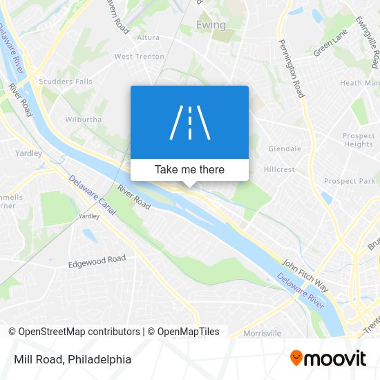 How to get to Mill Road in Trenton by Bus or Train?