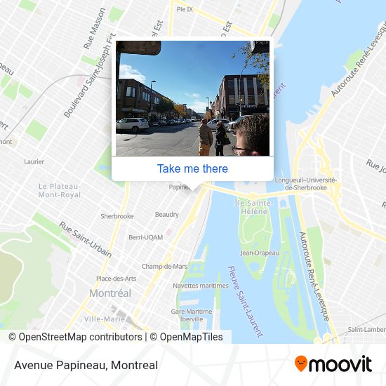 How to get to Avenue Papineau, Montréal by metro, bus or train?