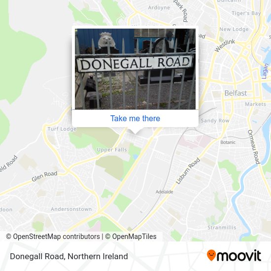 How to get to Donegall Road, Belfast by bus?
