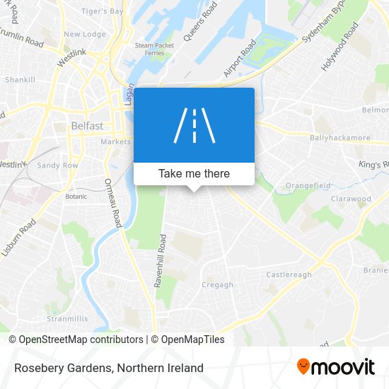 How to get to Rosebery Gardens, Belfast by Bus?