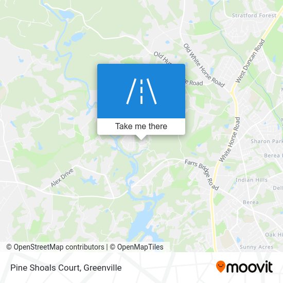 How to get to Pine Shoals Court, Greenville by Bus?