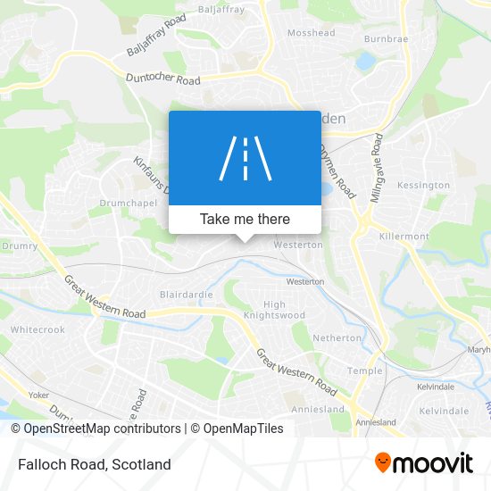 How to get to Falloch Road in Bearsden by Bus, Train or Light rail?