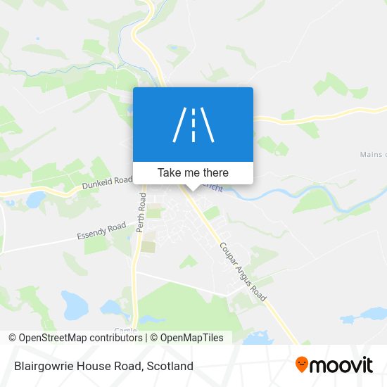 How to get to Blairgowrie House Road by Bus or Train?