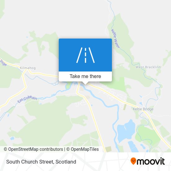 How to get to South Church Street in Callander by Bus or Train?