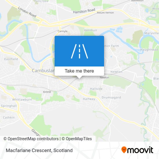 How to get to Macfarlane Crescent, Cambuslang by Bus, Train or Light rail?