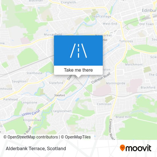 How to get to Alderbank Terrace in Edinburgh by Bus, Train or Light rail?