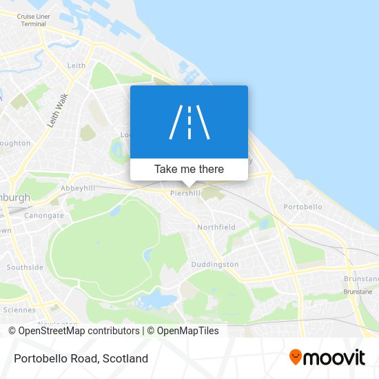 How to get to Portobello Road, Edinburgh by bus or train?