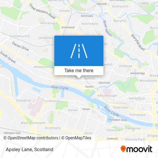 How to get to Apsley Lane, Glasgow by bus or train?