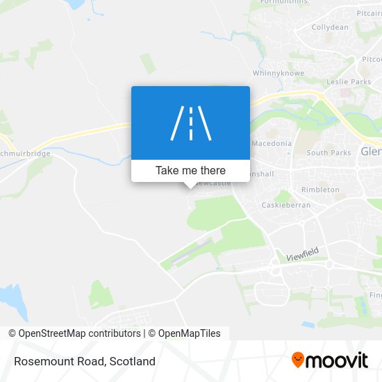 How to get to Rosemount Road in Glenrothes by Bus or Train?