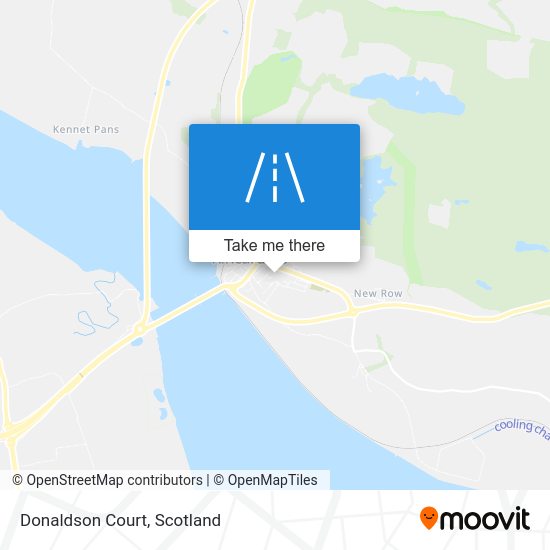 How to get to Donaldson Court in Kincardine by Bus or Train?