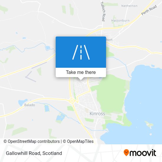 How to get to Gallowhill Road in Kinross by Bus?