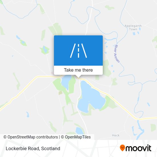 How to get to Lockerbie Road in Lochmaben by Bus or Train?