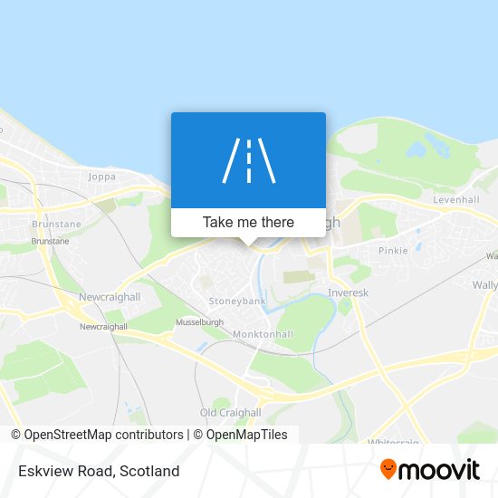 How to get to Eskview Road in Musselburgh by Bus or Train?