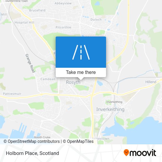 How to get to Holborn Place in Rosyth by Bus or Train?