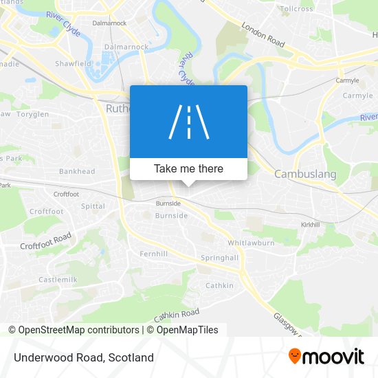 How to get to Underwood Road in Rutherglen by Bus or Train?