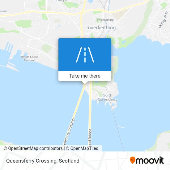 How to get to Queensferry Crossing in Fife by Bus or Train?