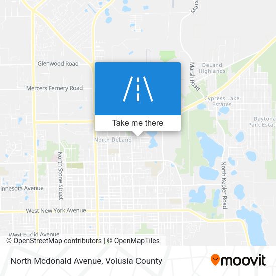 ¿Cómo llegar a North Mcdonald Avenue, North Deland en Autobús?