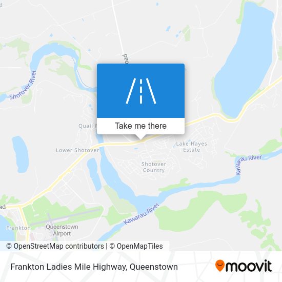 How to get to Frankton Ladies Mile Highway in Lake Hayes by Bus or Ferry?