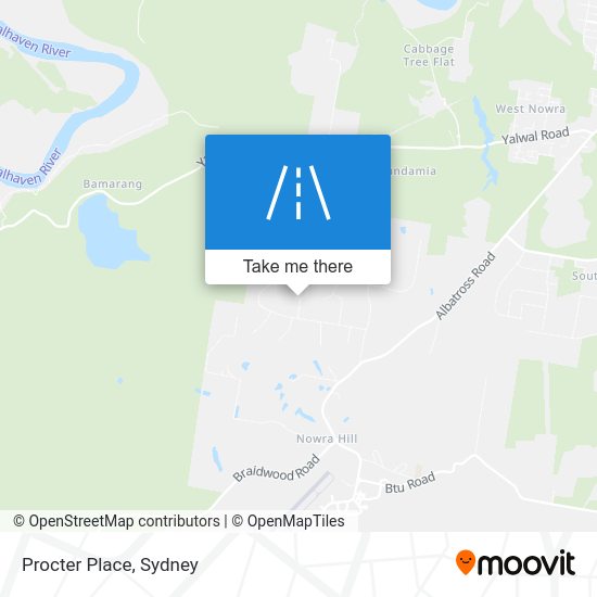 How to get to Procter Place, Nowra Hill by train or bus?