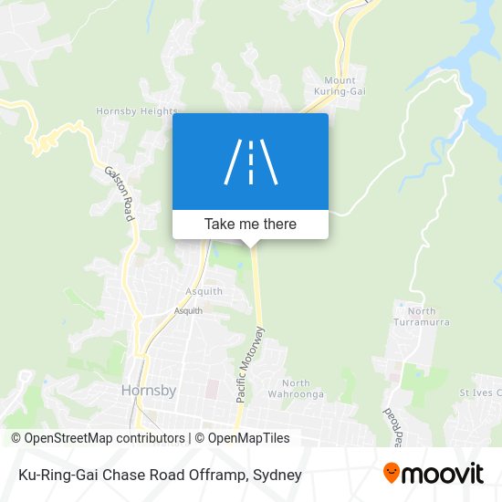 How to get to KuRingGai Chase Road Offramp in Mount Colah by Bus