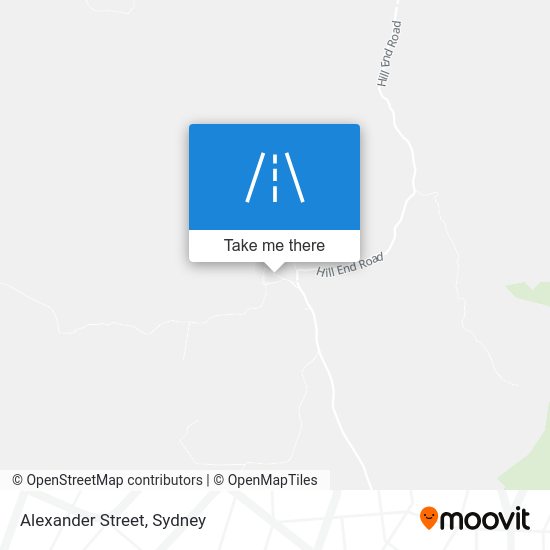 How to get to Alexander Street, Hargraves by
