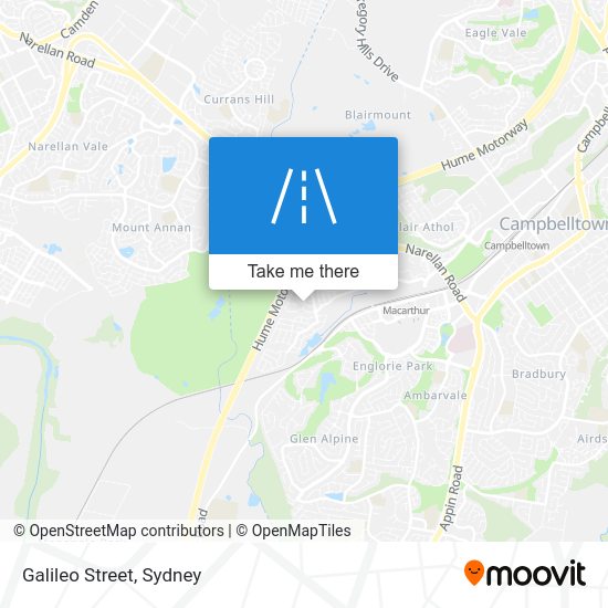 How to get to Galileo Street in Campbelltown (NSW) by Train or Bus?