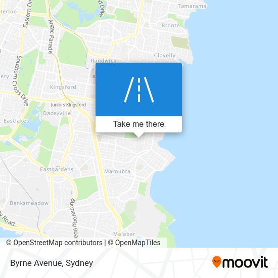 How to get to Byrne Avenue in South Coogee by Bus, Train, Light rail or
