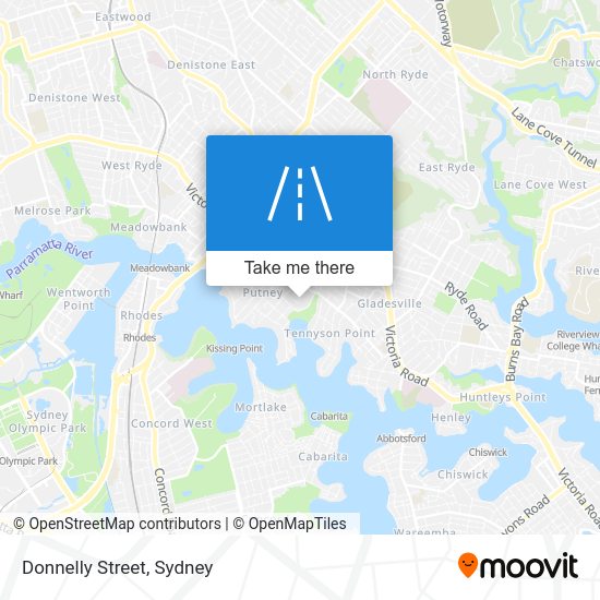 Donnelly Street, Putney Public Transport