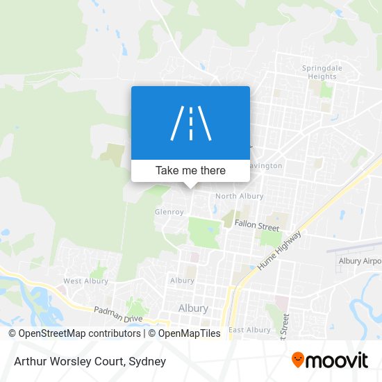 How to get to Arthur Worsley Court in Glenroy (Albury NSW) by Bus or