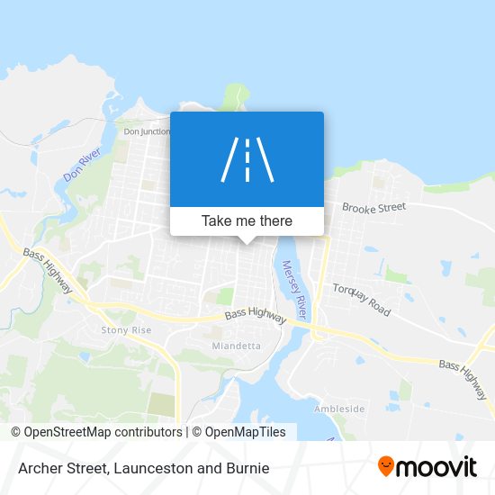 How to get to Archer Street in Devonport by Bus?