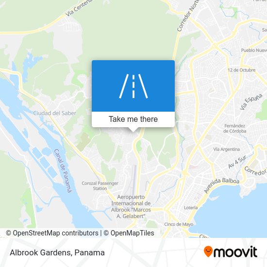 How to get to Albrook Gardens, Ancón by bus or metro?