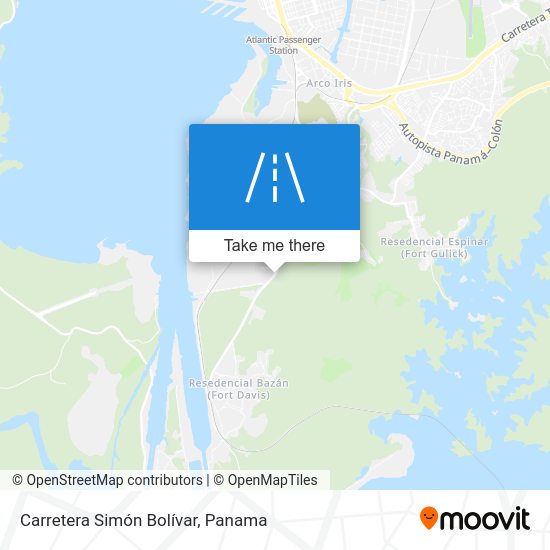 How to get to Carretera Simón Bolívar, Cristóbal by Bus?