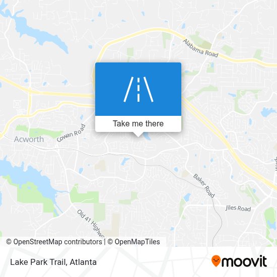 How to get to Lake Park Trail, Acworth by Bus or Subway?