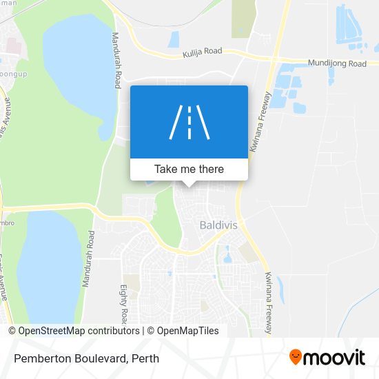 How to get to Pemberton Boulevard in Baldivis by Bus or Train?