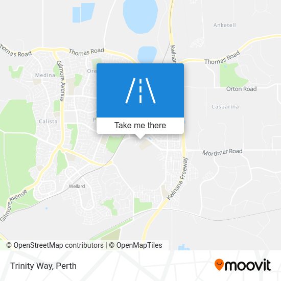 How to get to Trinity Way in Wellard by Bus or Train?