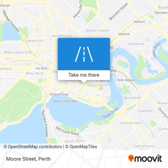 How to get to Moore Street in East Perth by Bus or Train Moovit