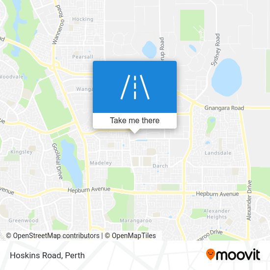 How to get to Hoskins Road in Landsdale by Bus or Train?