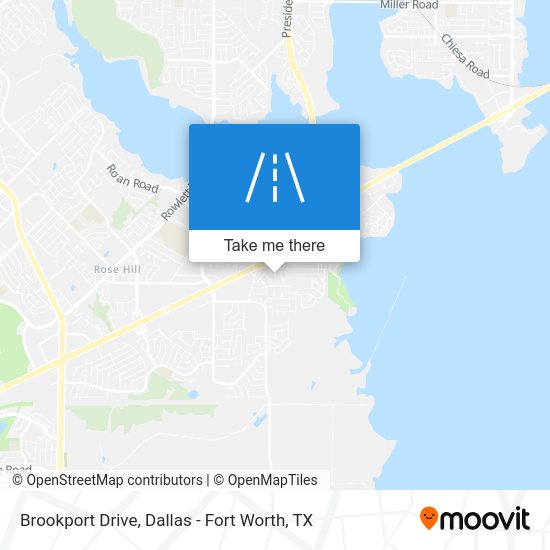How to get to Brookport Drive, Garland by bus, light rail or train?