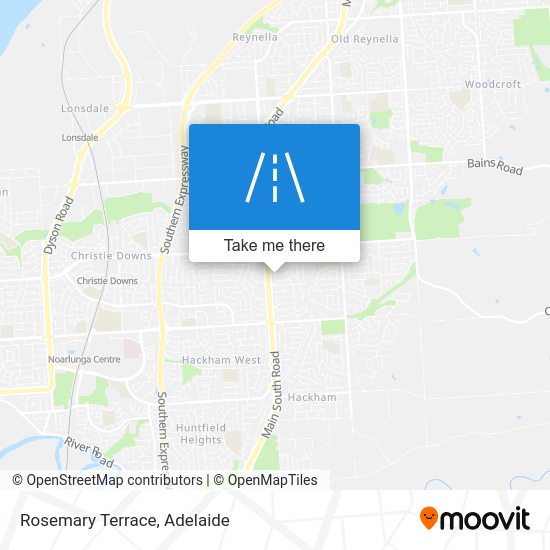 How to get to Rosemary Terrace in Morphett Vale by Bus or Train?